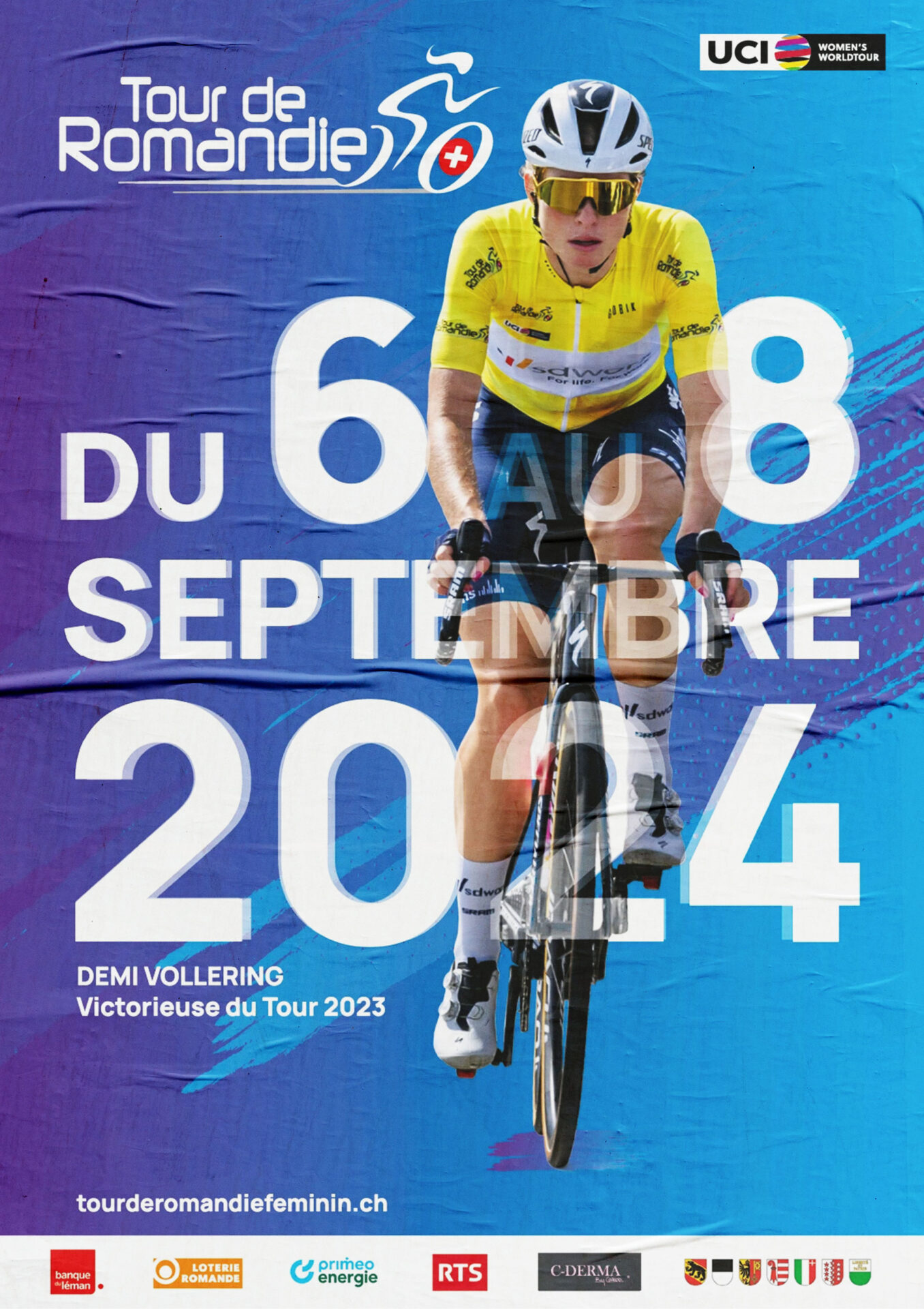 affiche tour de romandie féminin TDRF 2024