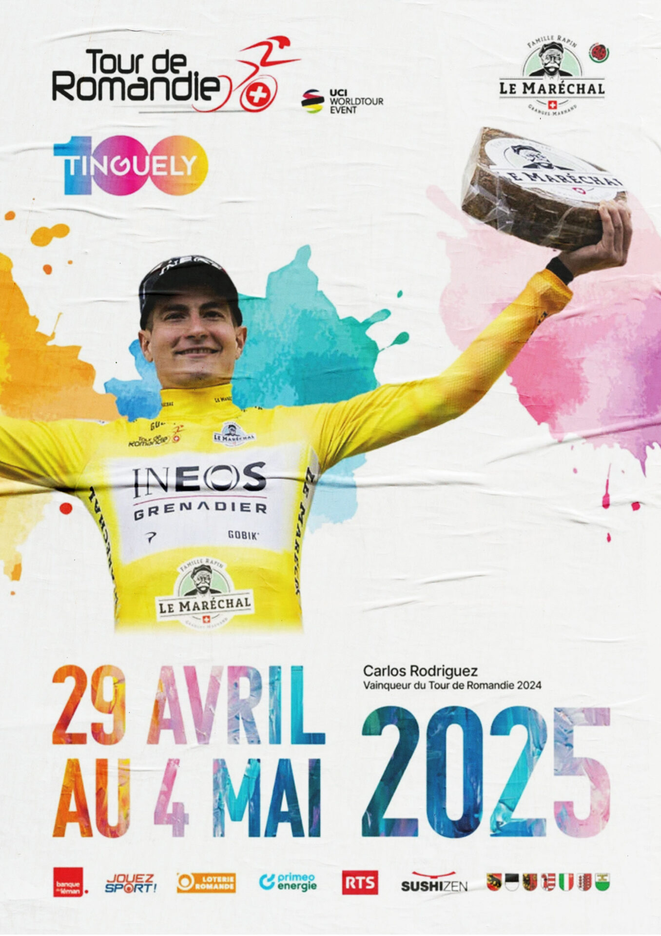 affiche tour de romandie TDR 2025