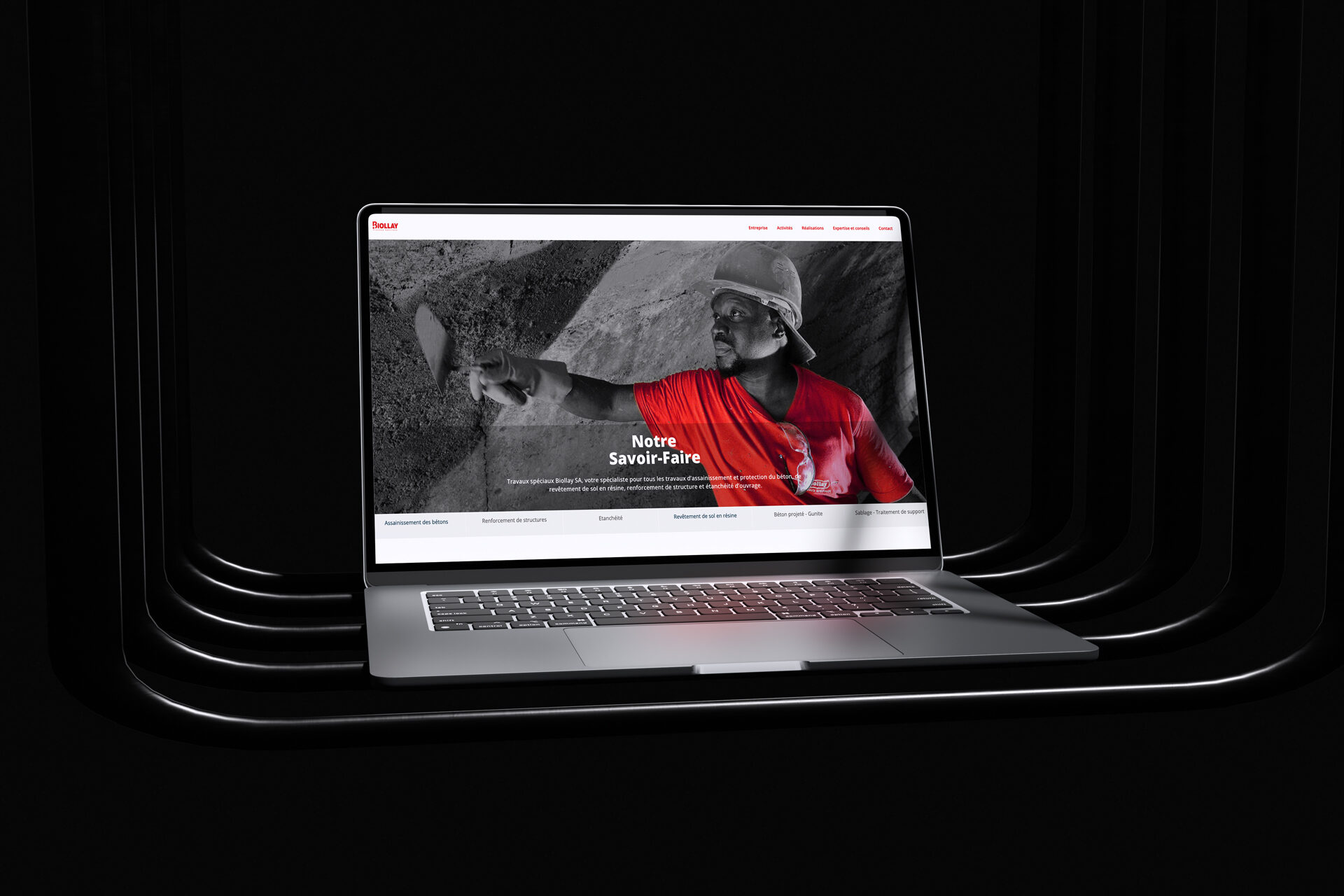 Biollay Home Mockup E‑Novision