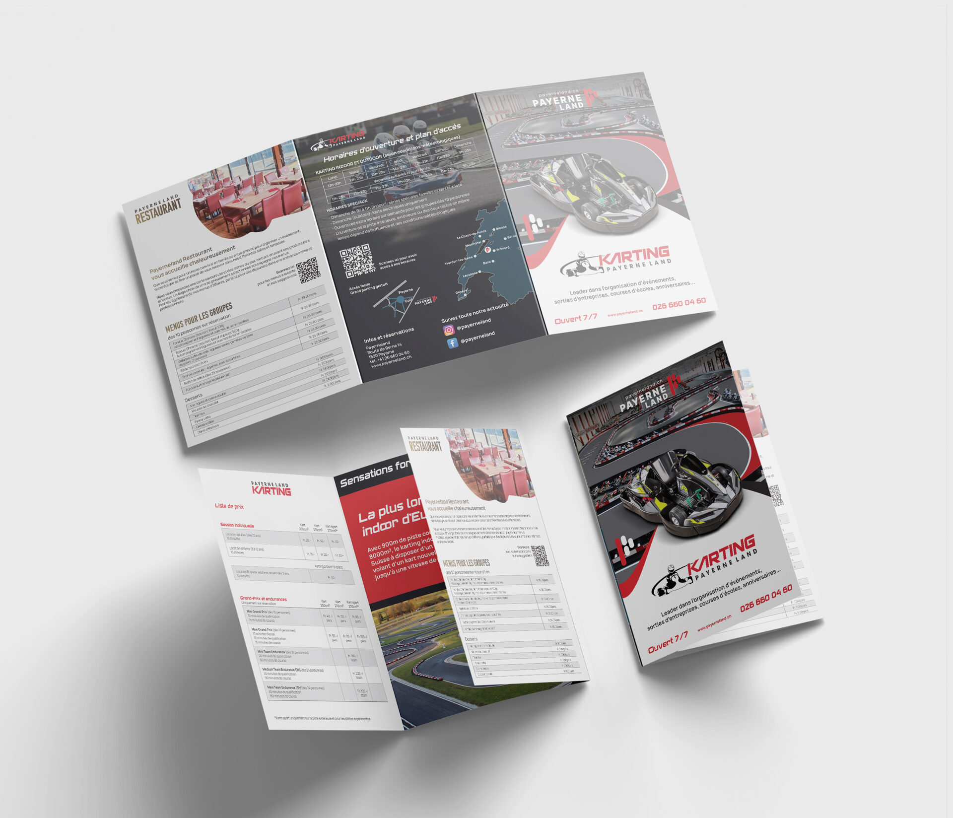Mockup Flyer Karting