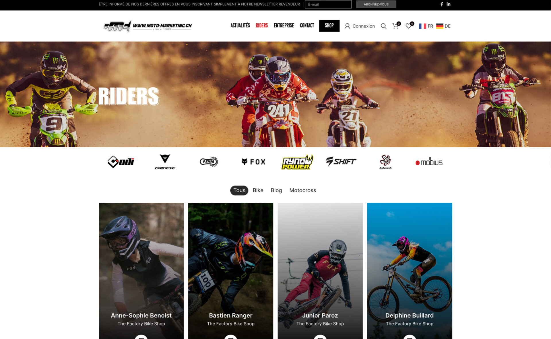 Moto Marketing E‑Novision Home