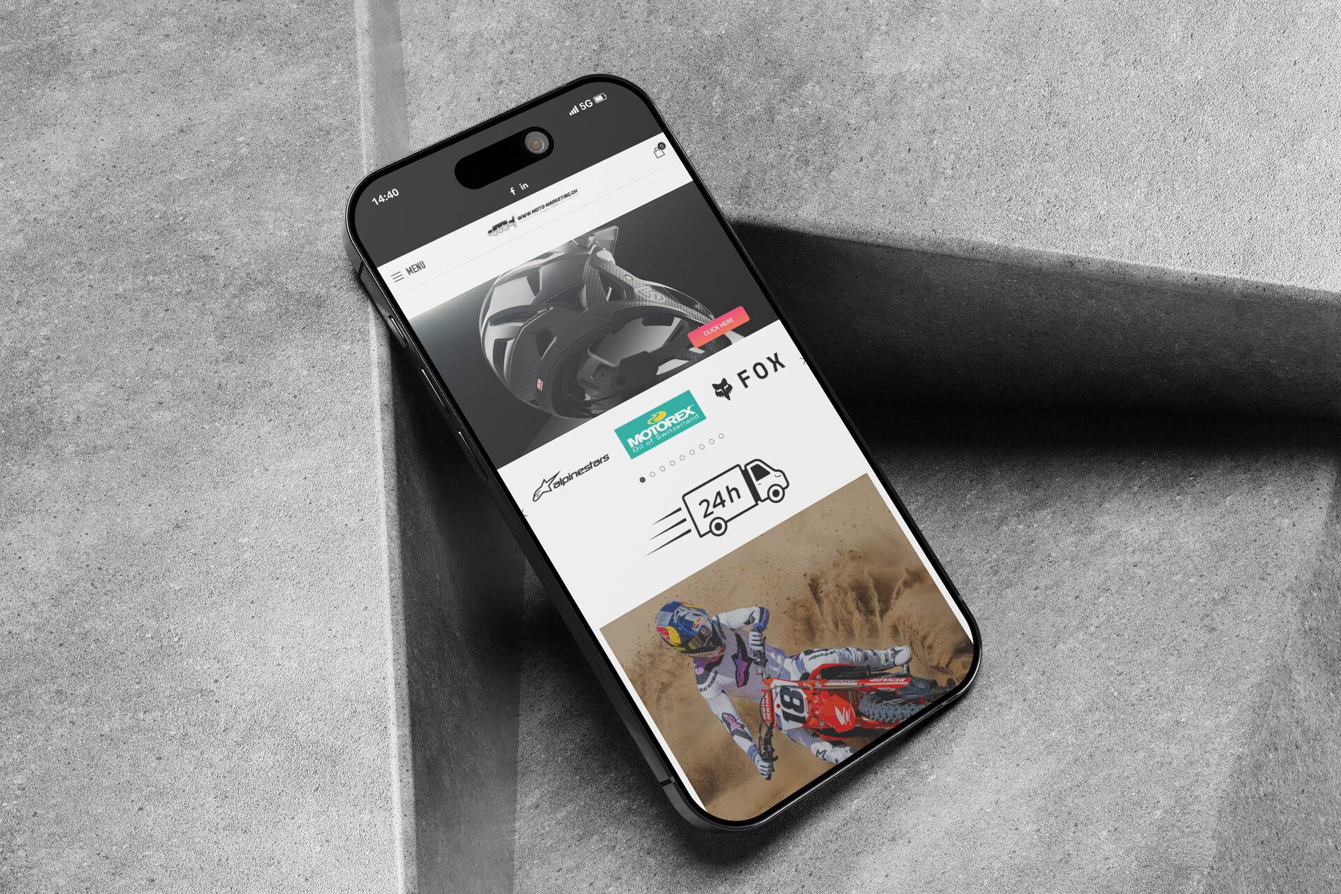 Moto Marketing Iphone Mockup E‑Novision